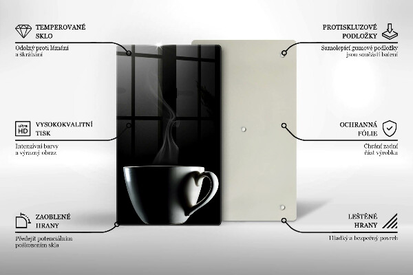 De vidrio templado Una taza de té