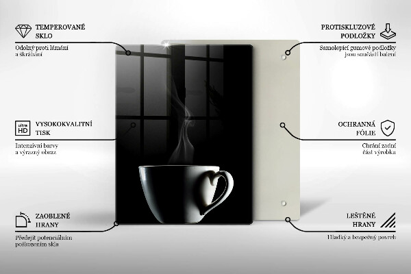 De vidrio templado Una taza de té