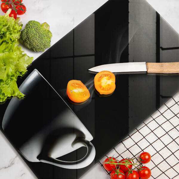 De vidrio templado Una taza de té