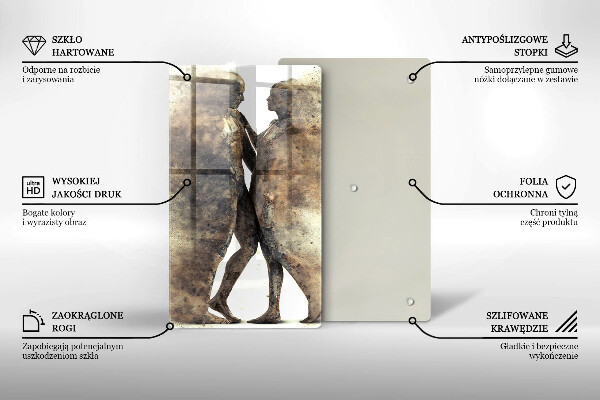 De vidrio templado Cuerpos de personas enamoradas
