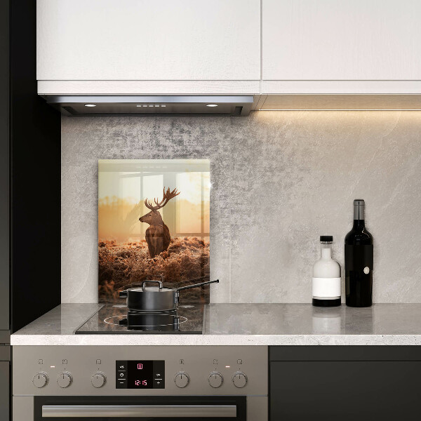 De vidrio templado Ciervo en el campo