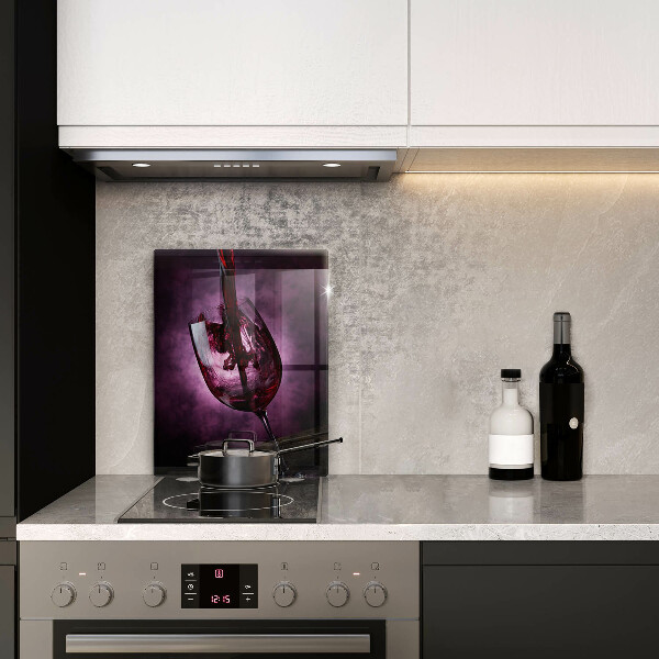 De vidrio templado Una copa de vino