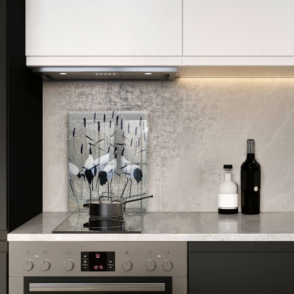 De vidrio templado grullas japonesas