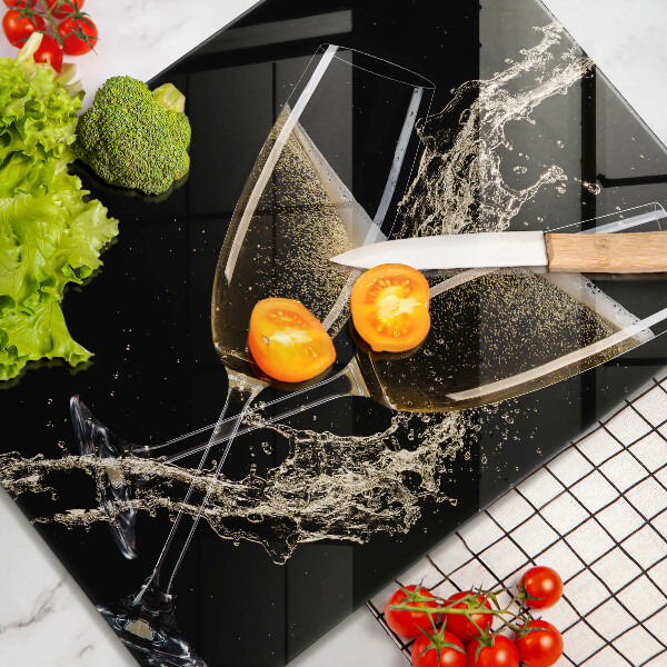 De vidrio templado Copas de champán