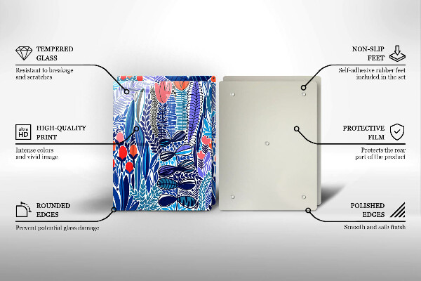 De vidrio templado Prado pintado