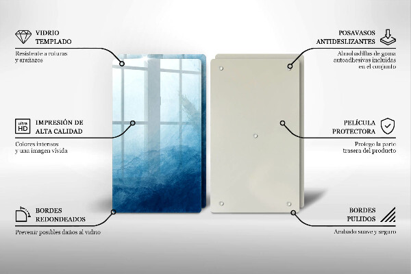 De vidrio templado Fondo abstracto