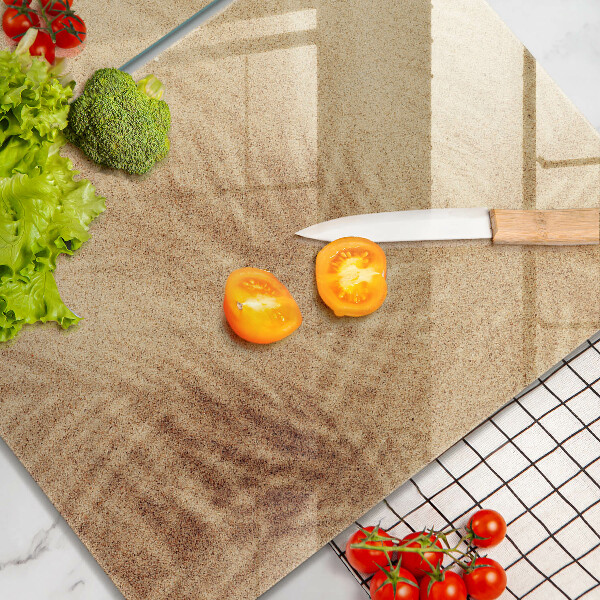 De vidrio templado Vacaciones de arena en la playa