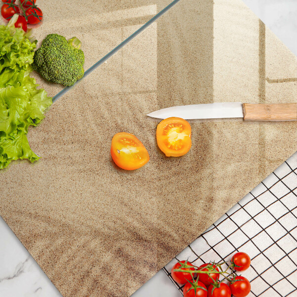 De vidrio templado Vacaciones de arena en la playa