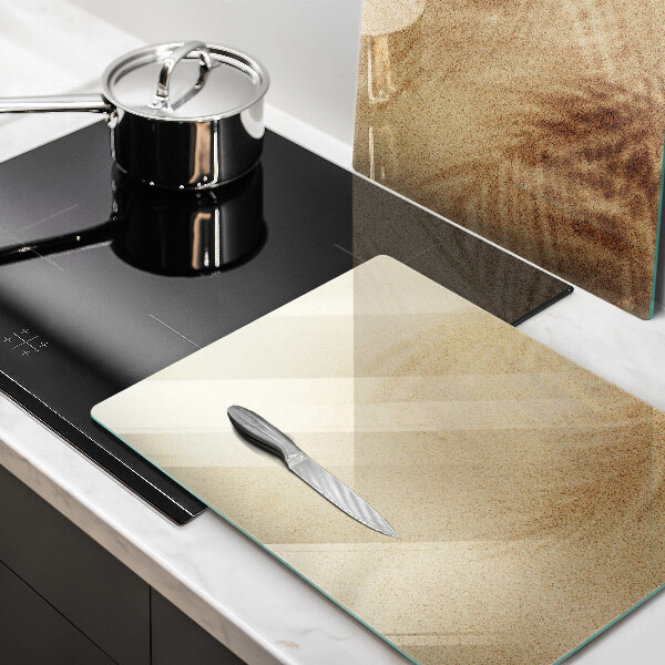 De vidrio templado Vacaciones de arena en la playa