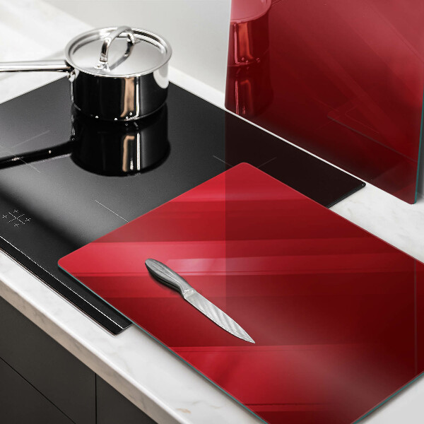 De vidrio templado Color rojo