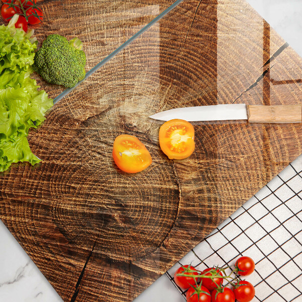 De vidrio templado Grano de madera del árbol
