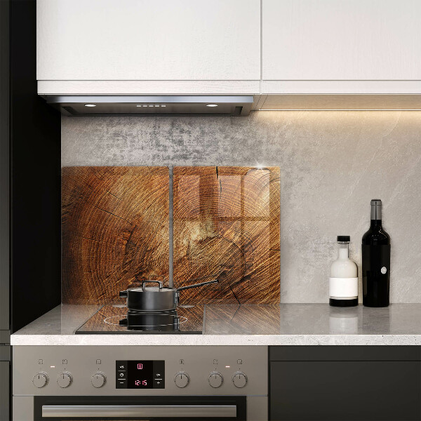 De vidrio templado Grano de madera del árbol