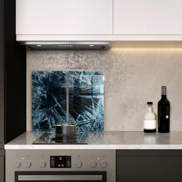 De vidrio templado Estructura del hielo afilado