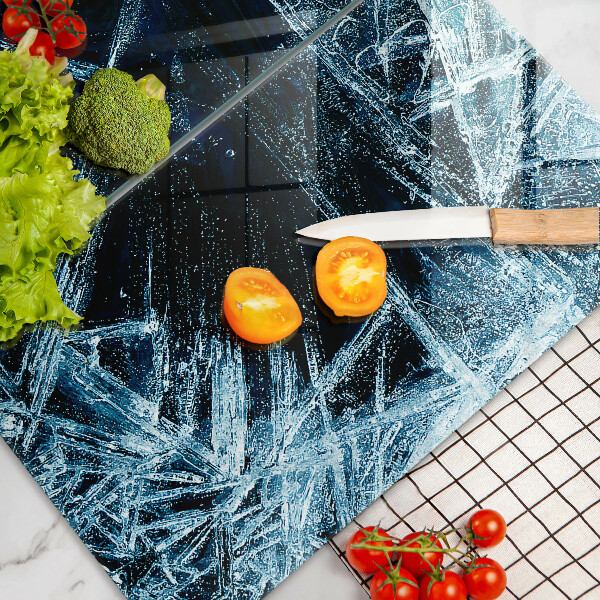 De vidrio templado Estructura del hielo afilado