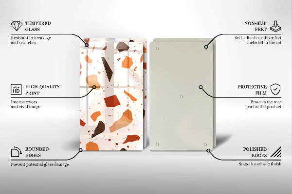 De vidrio templado Gres decorativo