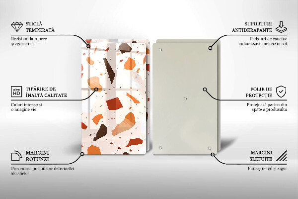 De vidrio templado Gres decorativo