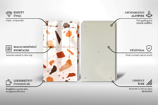 De vidrio templado Gres decorativo