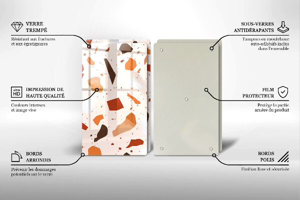 De vidrio templado Gres decorativo