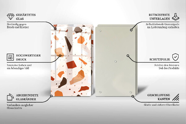 De vidrio templado Gres decorativo