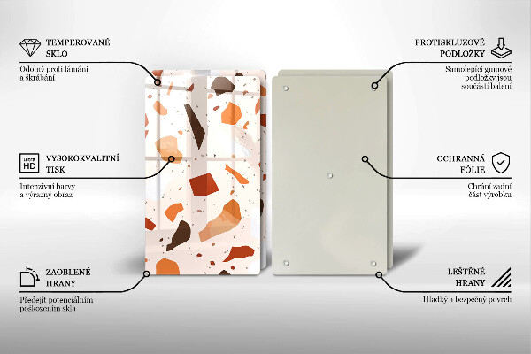 De vidrio templado Gres decorativo