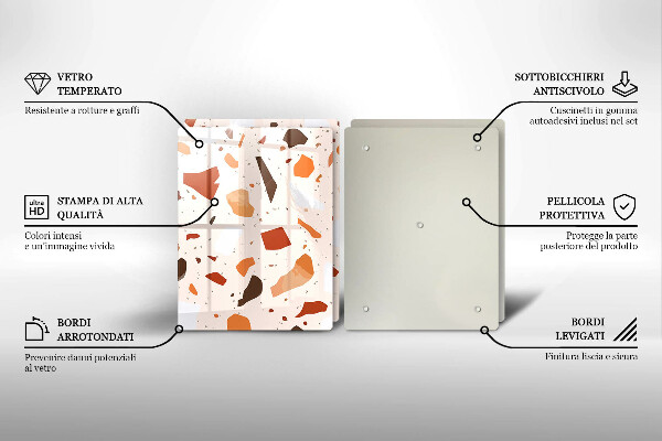 De vidrio templado Gres decorativo