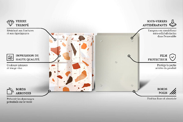 De vidrio templado Gres decorativo