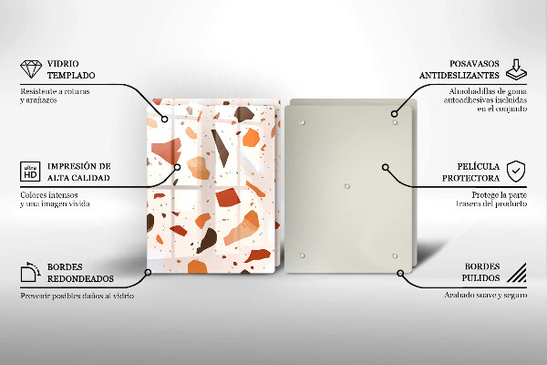 De vidrio templado Gres decorativo