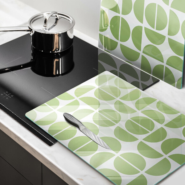 De vidrio templado Patrón de formas boho