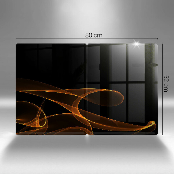 De vidrio templado Líneas abstractas