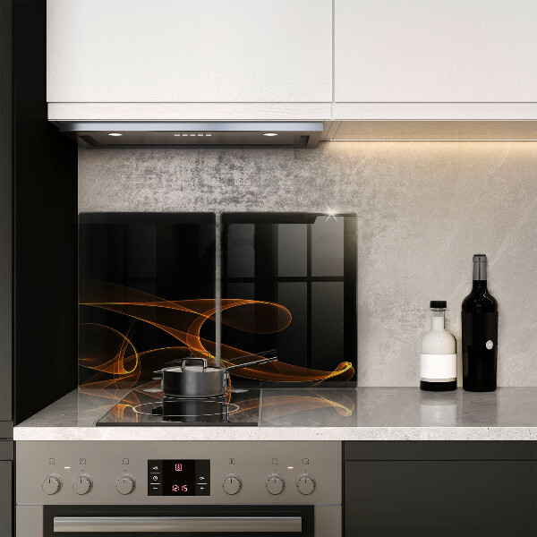 De vidrio templado Líneas abstractas