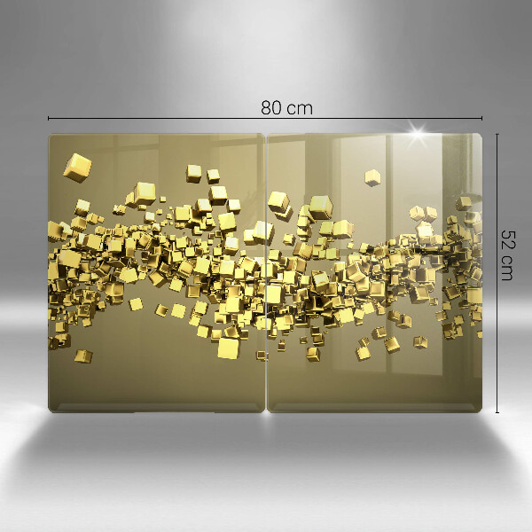 De vidrio templado Geometría 3d abstracta