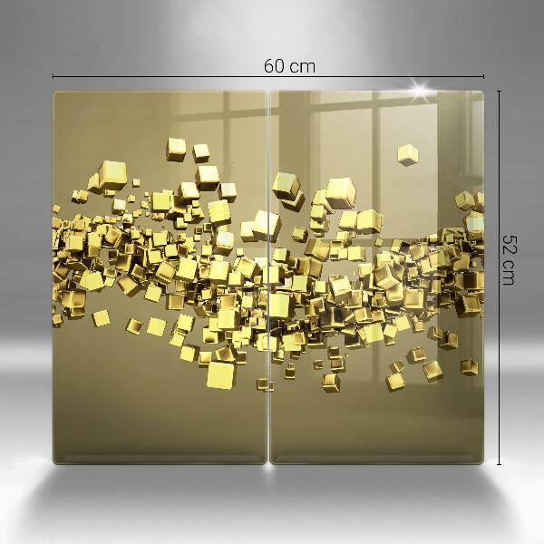 De vidrio templado Geometría 3d abstracta