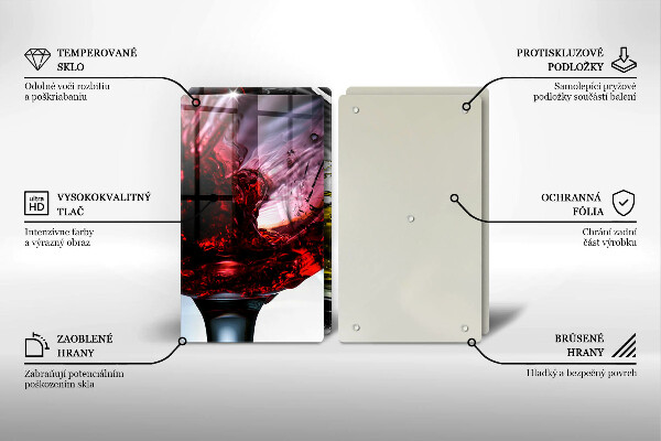 De vidrio templado Vasos de vino