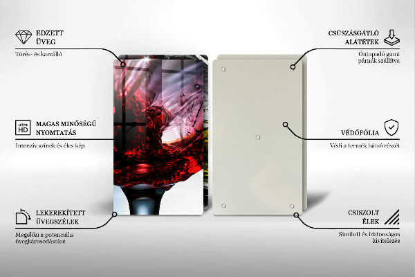 De vidrio templado Vasos de vino