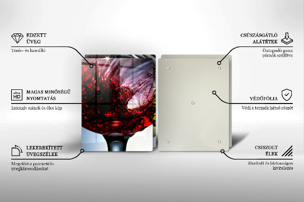 De vidrio templado Vasos de vino