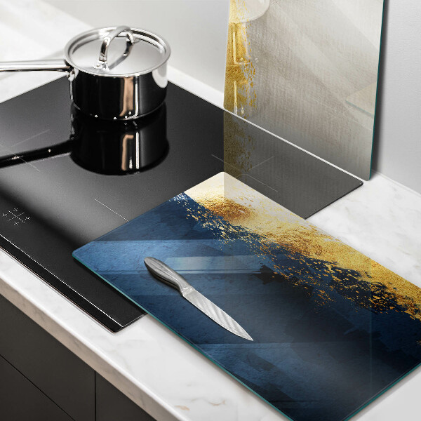 De vidrio templado Abstracción de oro