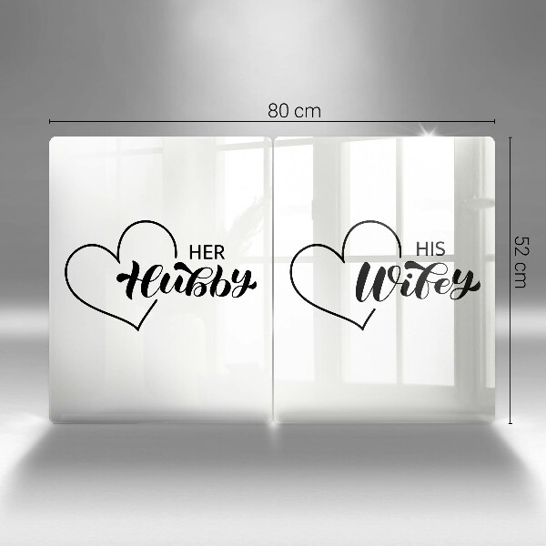 De vidrio templado Inscripción frase patrón