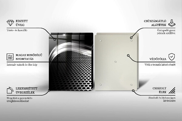 De vidrio templado Estructura metálica