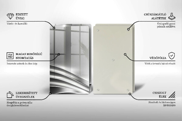 De vidrio templado Estructura metálica