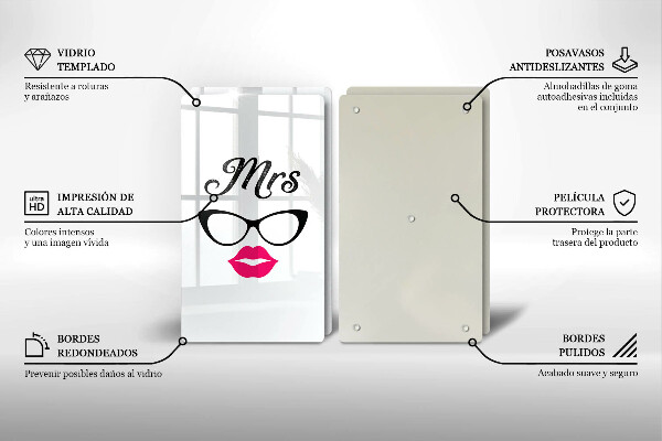 De vidrio templado Mrs mr