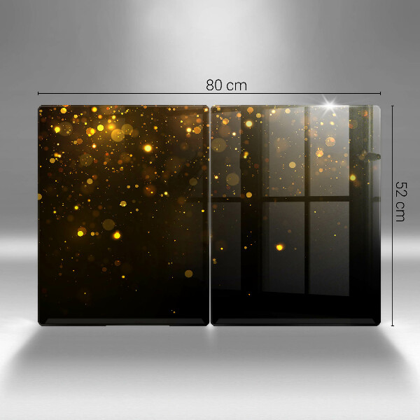 De vidrio templado Brillo dorado