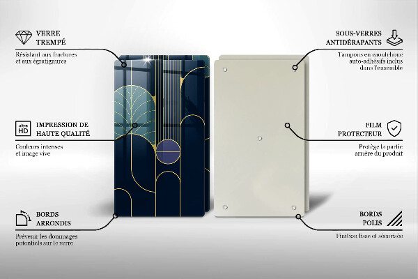 De vidrio templado Tema abstracto