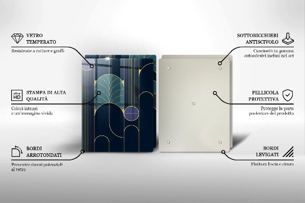 De vidrio templado Tema abstracto