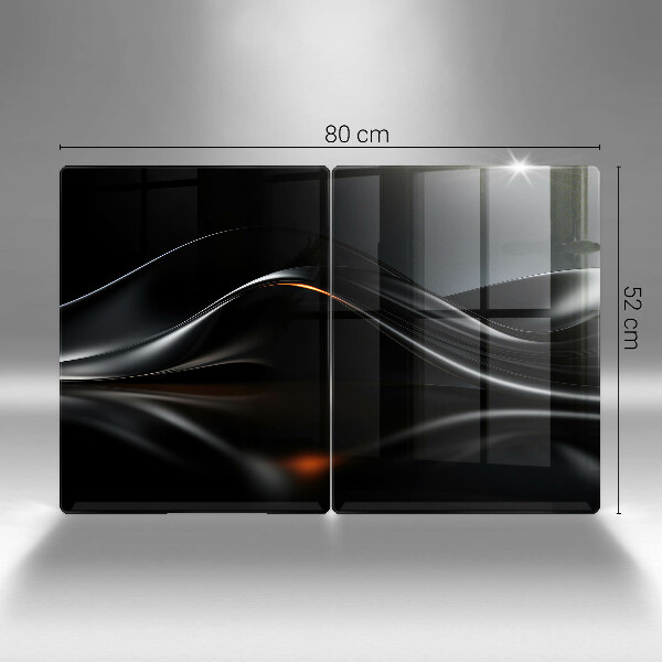 De vidrio templado Diseño abstracto 3d