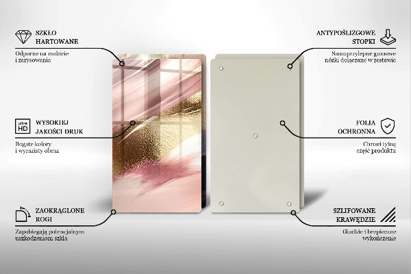 De vidrio templado Manchas pastel