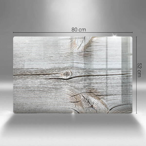 De vidrio templado Estructura de madera brillante