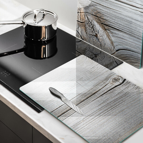 De vidrio templado Estructura de madera brillante