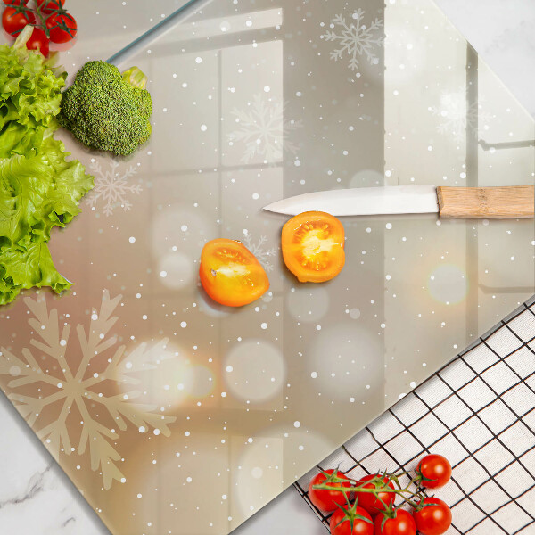 De vidrio templado Copos de nieve