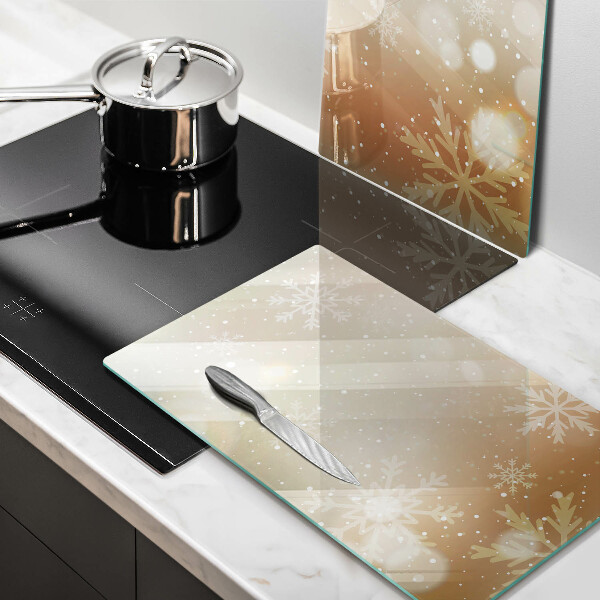 De vidrio templado Copos de nieve