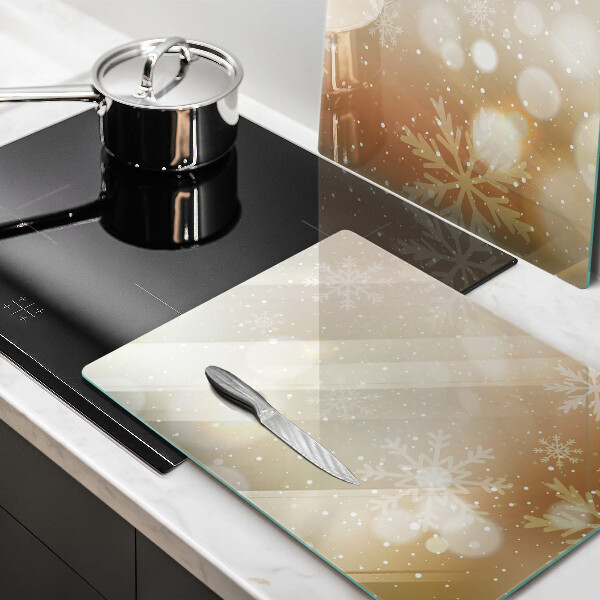 De vidrio templado Copos de nieve